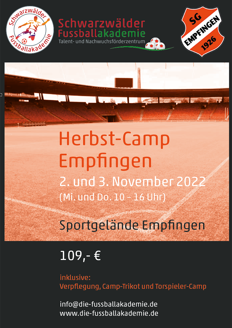 Fußball Herbst-Camp Empfingen 2022