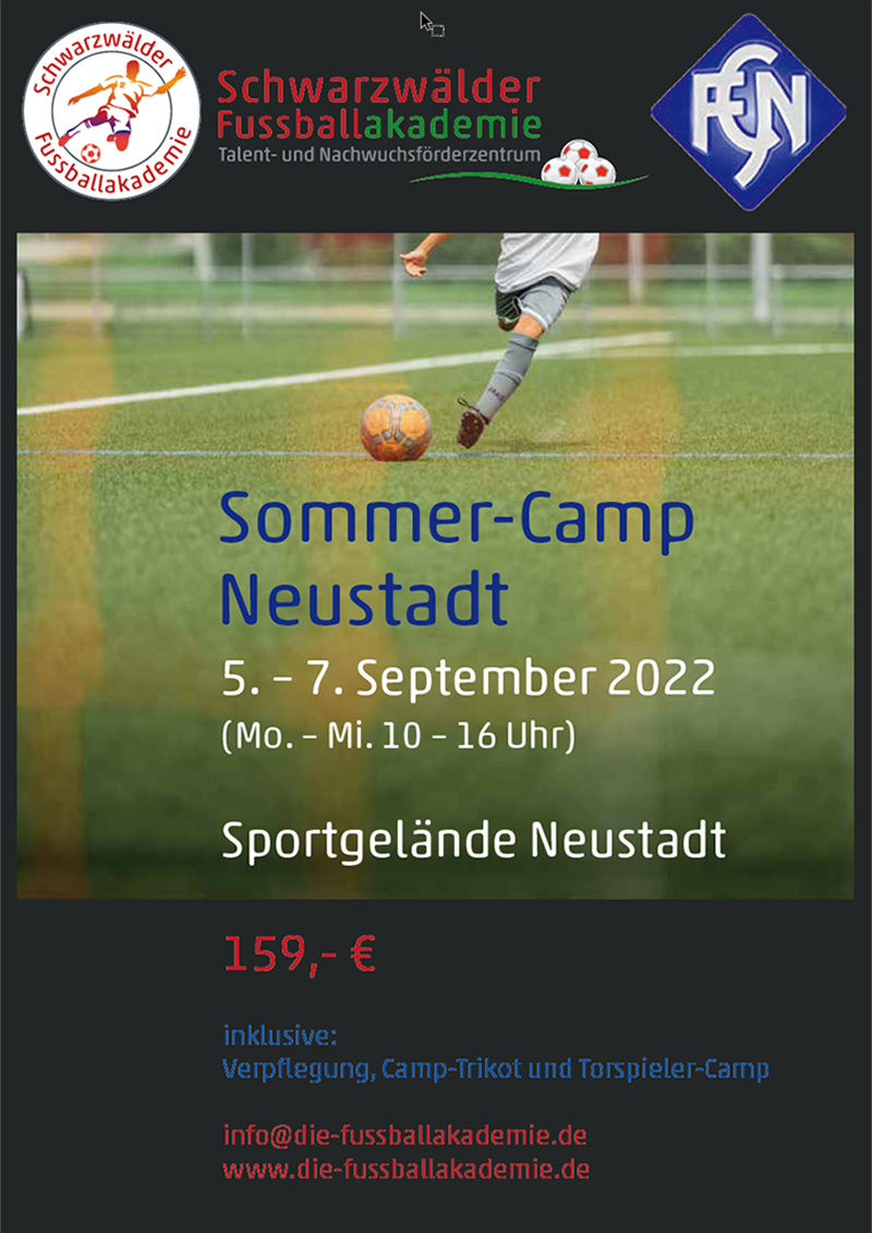 Fußball Sommer-Camp Neustadt 2022
